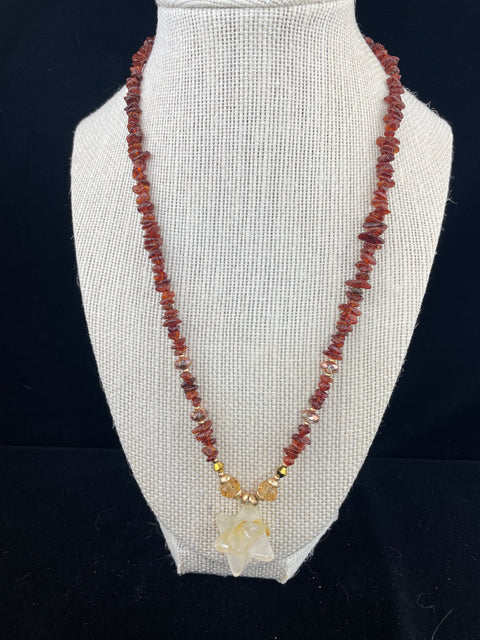 Merkabah: The Cosmic Stone: Vehicle of Light Necklace
