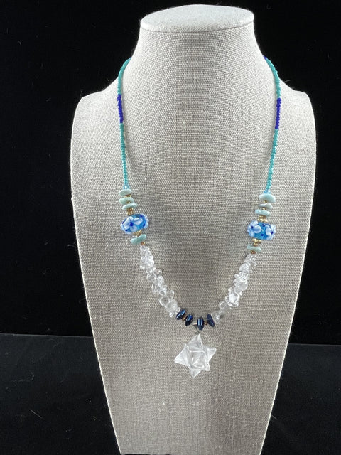 Merkabah Vehicle of Light: the Star Tetrahedron Necklace
