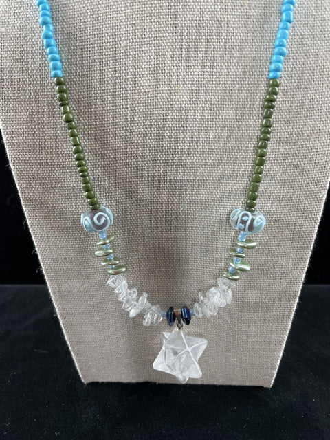 Merkabah: Vehicle of Light: the Star Tetrahedron Necklace