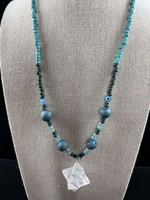 Merkabah Quartz Necklace, a Vehicle of Light